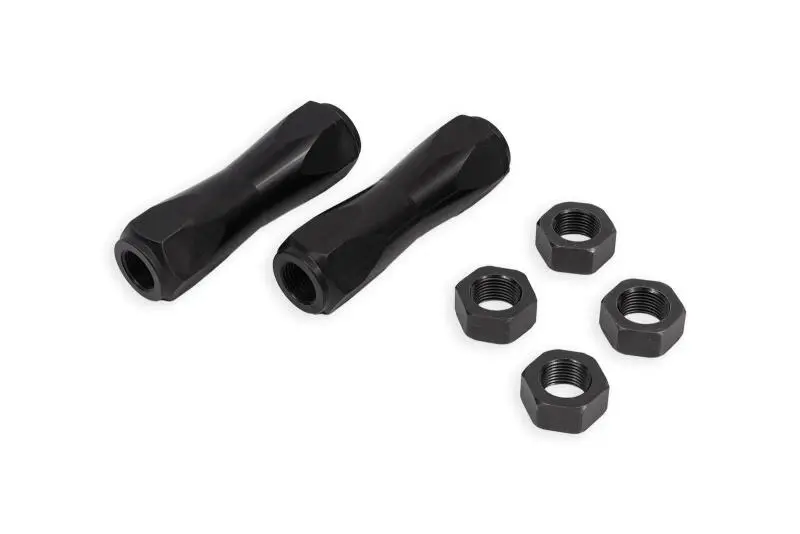 Bmr 64-70 A-Body / 78-87 G-Body Tie Rod Sleeves 5/8In Thread - Black Anodized 1