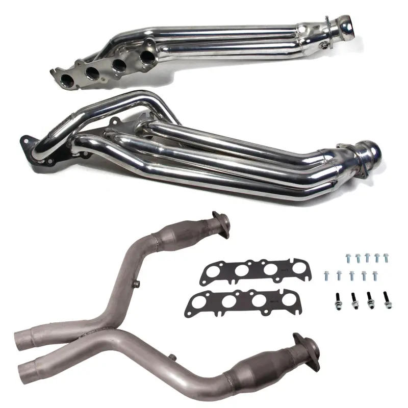 Bbk 16-20 Ford Mustang Gt350 3In High Flow Catted Pipe Kit (For 1856/18560/18565) 1