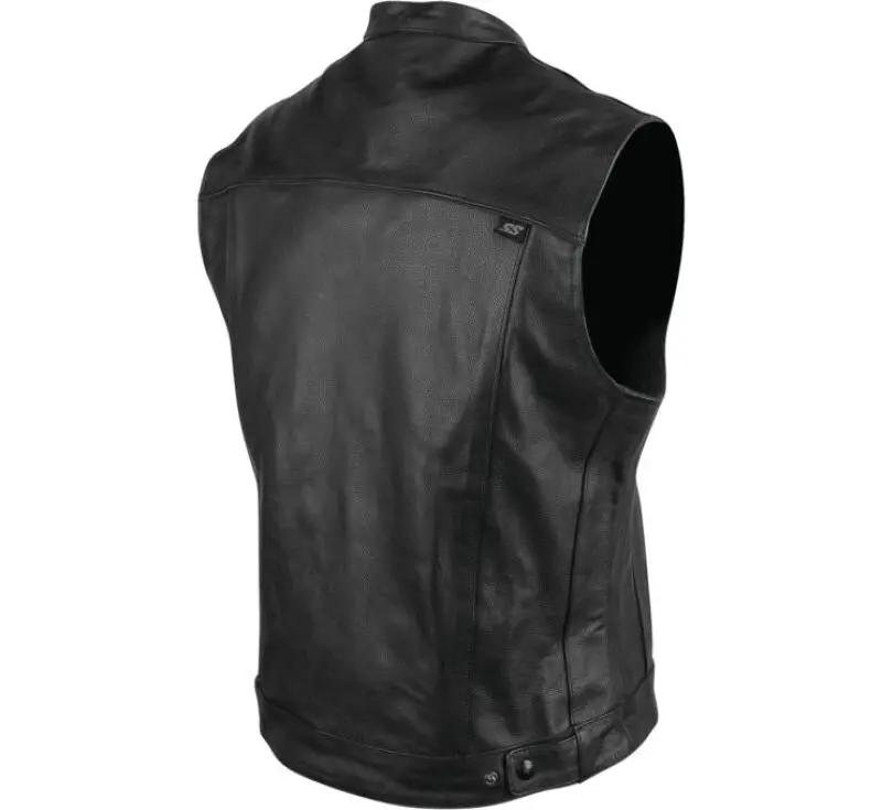 Speed And Strength Band Of Brothers Leather Vest Black Md 1