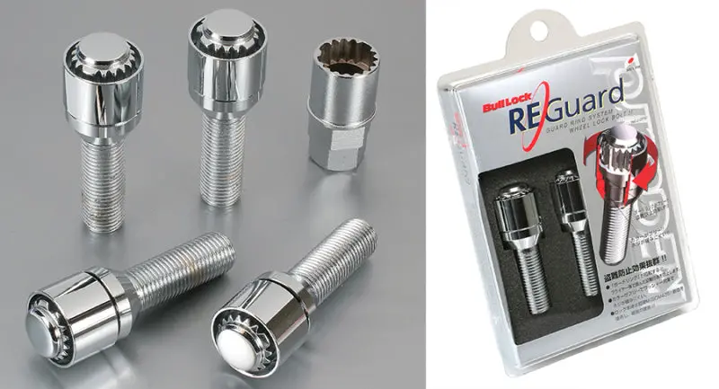 Project Kics 17Hex 60Degrees 28Mm Chrome Bull Lock Bolt - 14X1.50 1