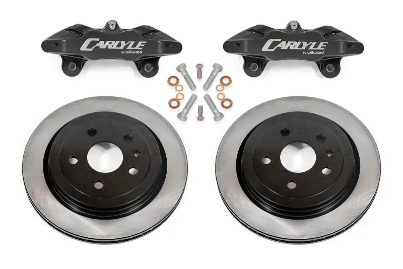 Bmr 14-19 Chevrolet Corvette C7 Brake Kit For 15In Conversion Solid Rotors Black Calipers 1