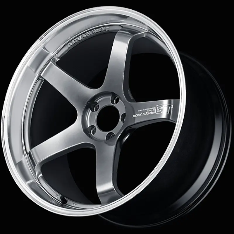Advan Gt Beyond 18X12 +25 5-114.3 Machining/Hyper Platinum Black Wheel 1