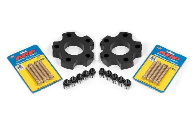 Bmr 05-13 Chevrolet Corvette C6 Wheel Spacer Kit Front 1.25In Wide M12 Studs Shank Lugs - Black 1