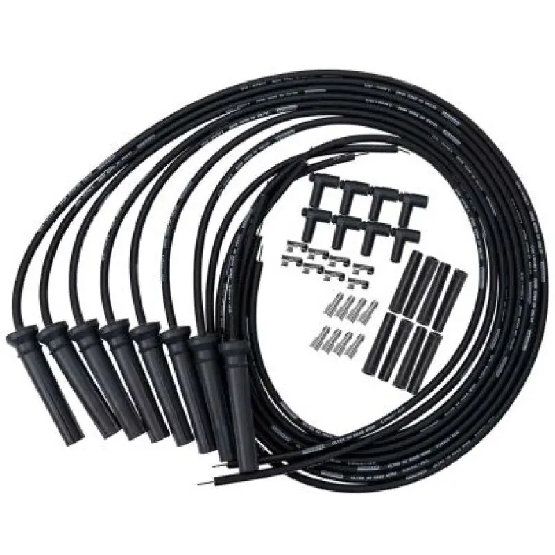 Moroso Universal Gm Pro Stock Remote Coils Ultra 40 Black Wire Set 1