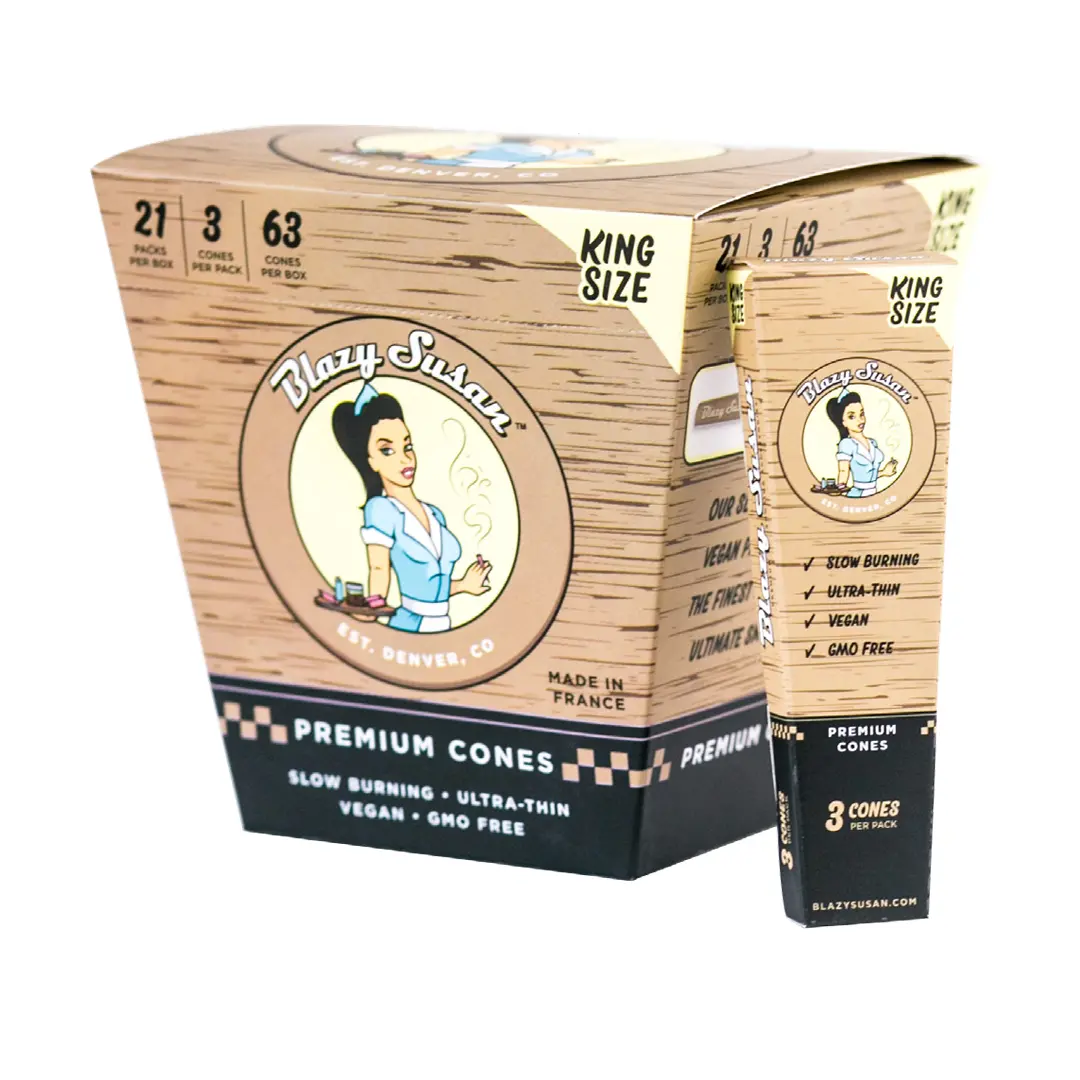 Blazy Susan Unbleached Paper Cones 2