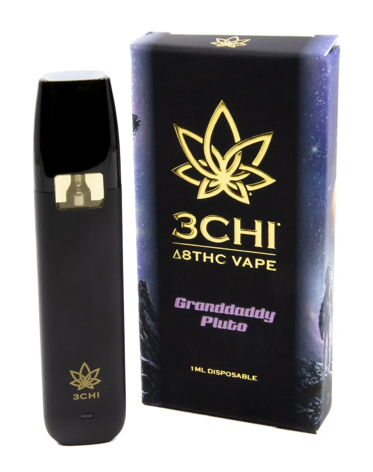 3Chi Delta 8 Granddaddy Pluto Disposable Vape 1