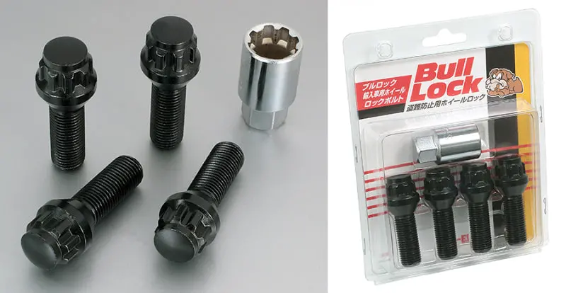 Project Kics Black Kics Bull Lock Bolt 12X1.50 28Mm R12 Black 1