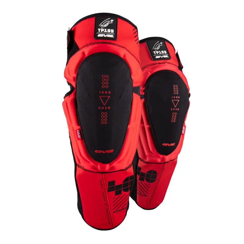 Evs Tp 199 Travis Pastrana Knee & Shin Guard 40Th Anniversary Limited Edition Red - Large/Xl 1