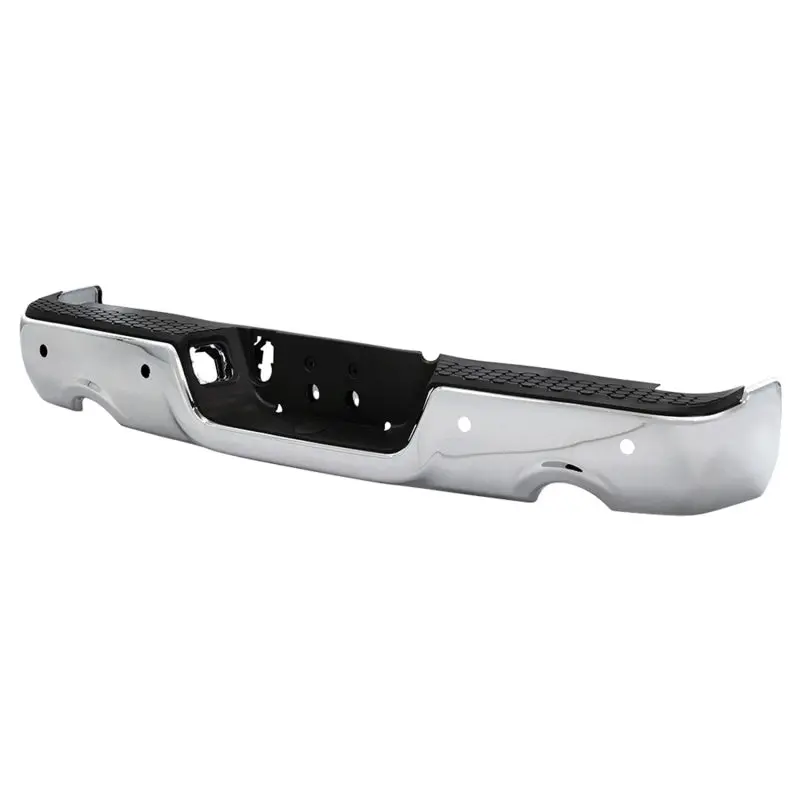 Xtune 09-18 Dodge Ram 1500 Oem Style Steel Rear Bumper - Chrome (Rb-Dr09-Set-Dews-C) 1