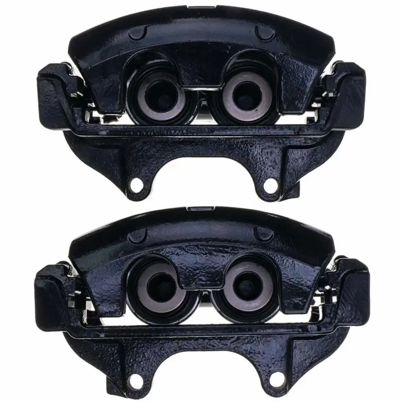 Power Stop 19-20 Dodge Charger Front Black Calipers - Pair (W/Bracket) 1