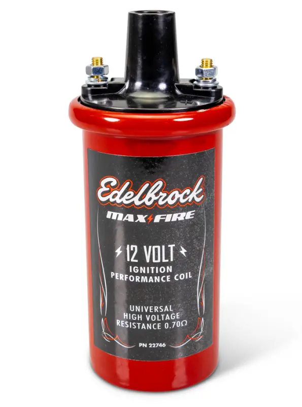 Edelbrock Ignition Coil - Electric Oil Filled - .70 Pr Red W/ Black Top 1