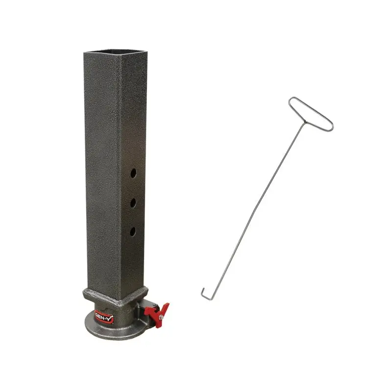 Gen-Y Viking 4In Square Tube Gooseneck Static Hitch W/Snaplatch 2-5/16In Coupler 8.5K Tw 30K 1