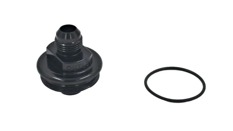 Fuelab Replacement Filter Cap -10An Outlet - Black 1