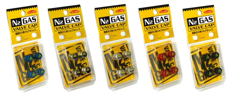 Project Kics N2 Gas Valve Cap - Black 1