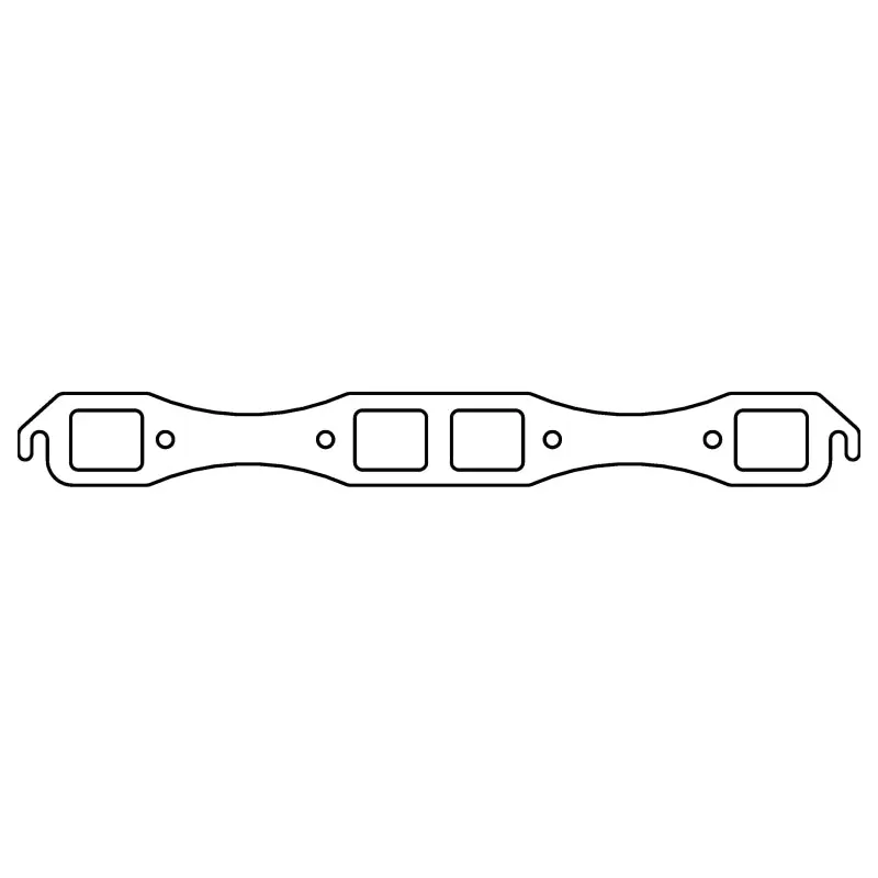 Cometic Chrysler Big Block B/Rb V8 .043In Copper Exhaust Manifold Gasket Set-1.780In X 1.480In Port 1