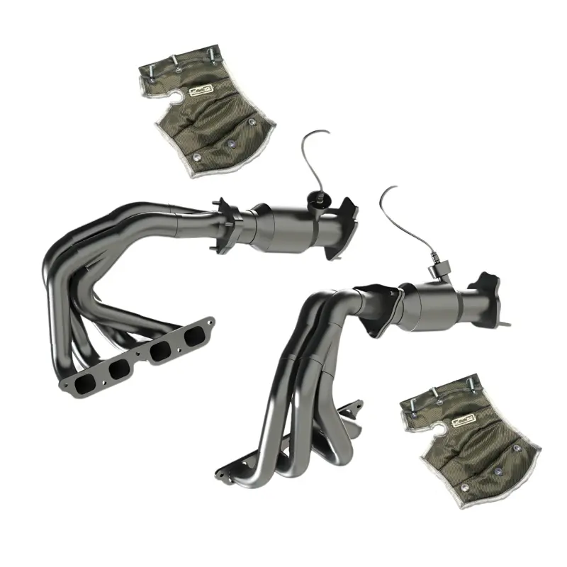 Kooks 22+ Chevrolet C8 Corvette Z06 Lt6 Ss Tri-Y Headers W/ Green Cats W/ Heat Blankets 1