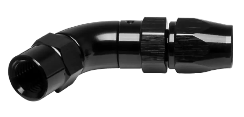 Vibrant -3An 45 Degree High Flow Hose End Fitting For Ptfe Lined Flex Hose - Aluminum 1