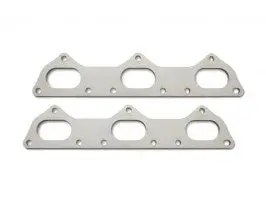 Vibrant Performance 3/8" Thick Pair 304 Stainless Steel Exhaust Manifold Flanges Porsche 996 Tt/Gt2 01-05 1