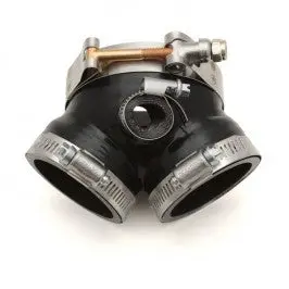 034 Motorsport Throttle Body Intake Boot, B5 Audi S4 & C5 Audi A6/Allroad 2.7T, Silicone Black 1