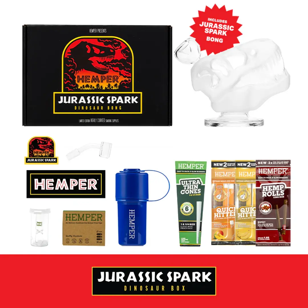 Jurassic Spark Dinosaur Bong Box 1