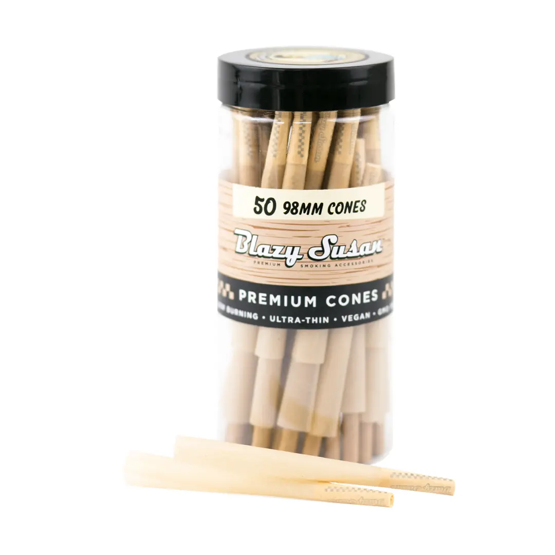 Blazy Susan Unbleached Paper Cones 4
