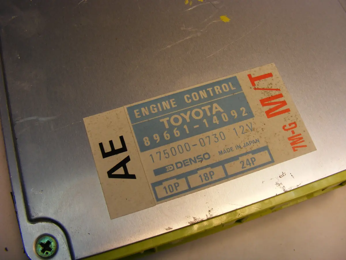86-87 Toyota Supra Mt Computer Engine Ecu Ecm 89661 14092 1