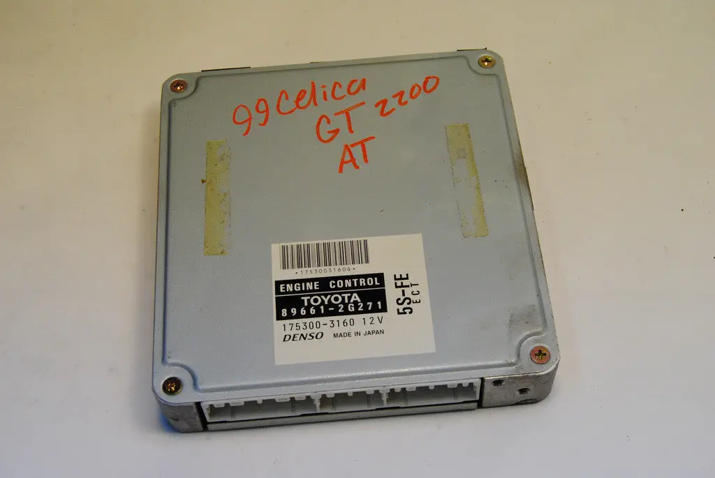 Toyota Celica Gt 1999 At Cal 2200 Computer Engine Ecu Ecm 89661 2G271 1