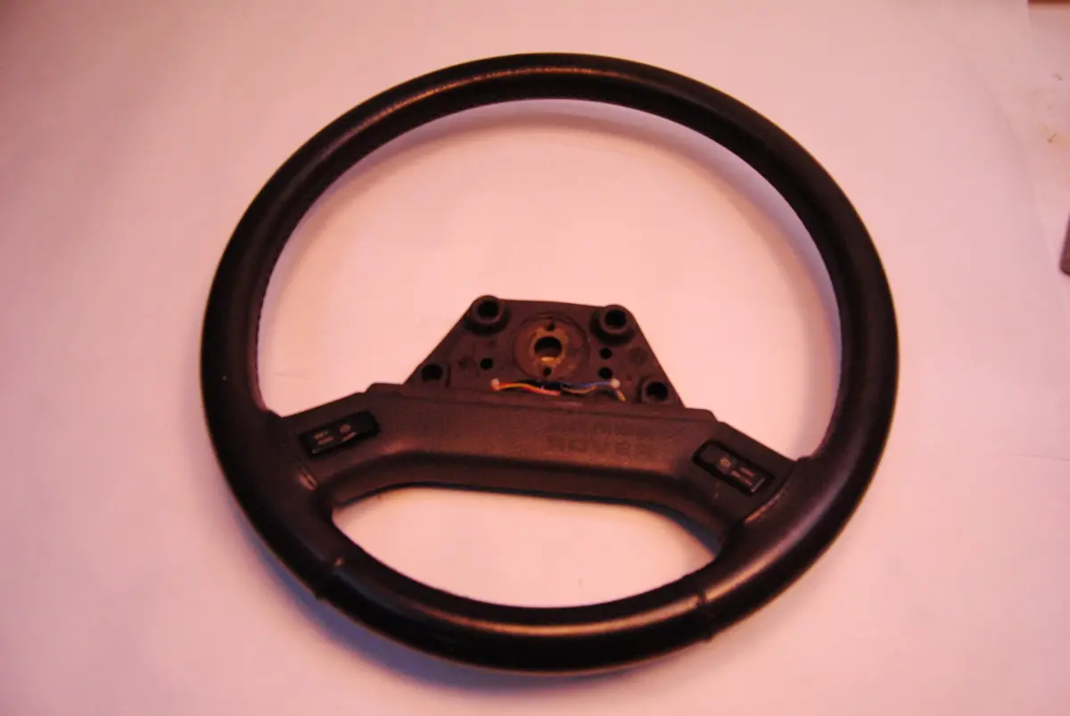 Land Rover Range Rover Classic Leather Wraped Steering Wheel 87 88 89 90 91 92 93 94 1