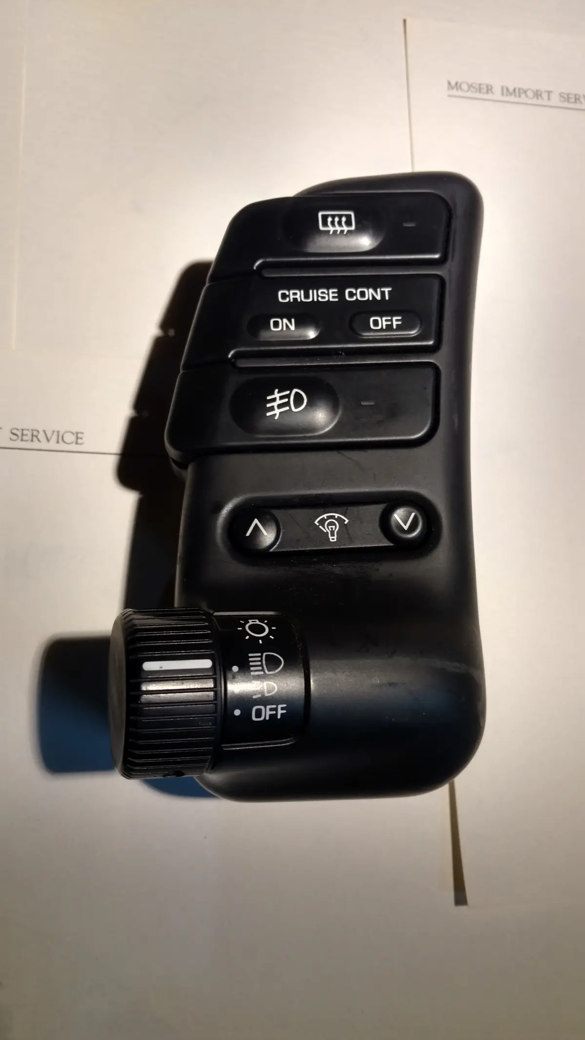 300Zx Headlight Switch W/ Fog Dimmer Cruise Defrost 1