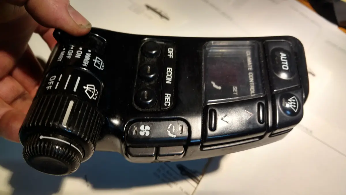 300Zx Climate Control / Heater Control Switch 1990-1996 2
