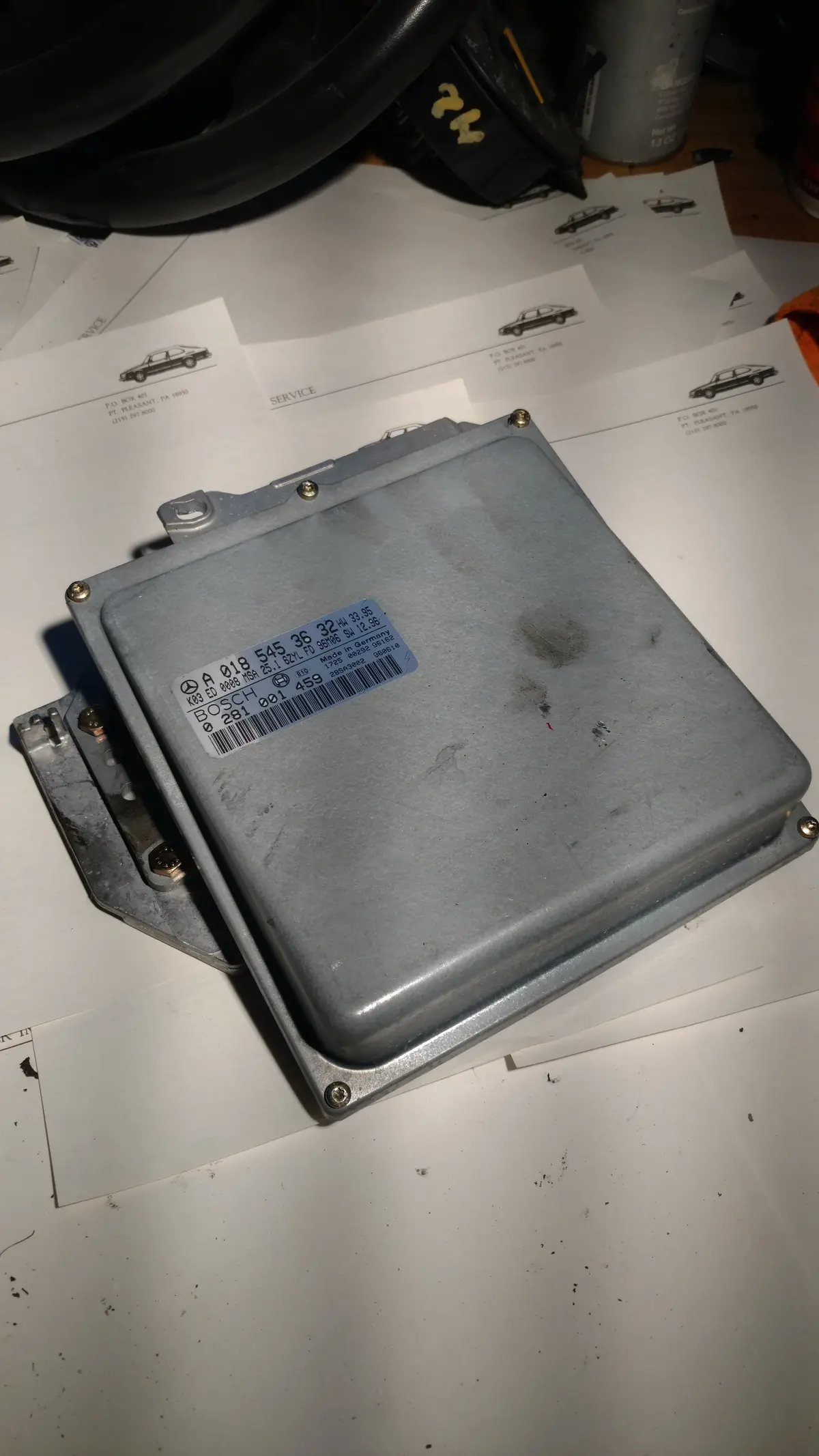 1997 Mercedes Benz E300 Diesel Engine Computer Ecu Oem 0185453632 0281001459 1