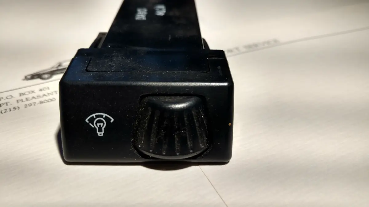 Ford Aspire Dash Light Lights Dimmer Switch Rheostat 1