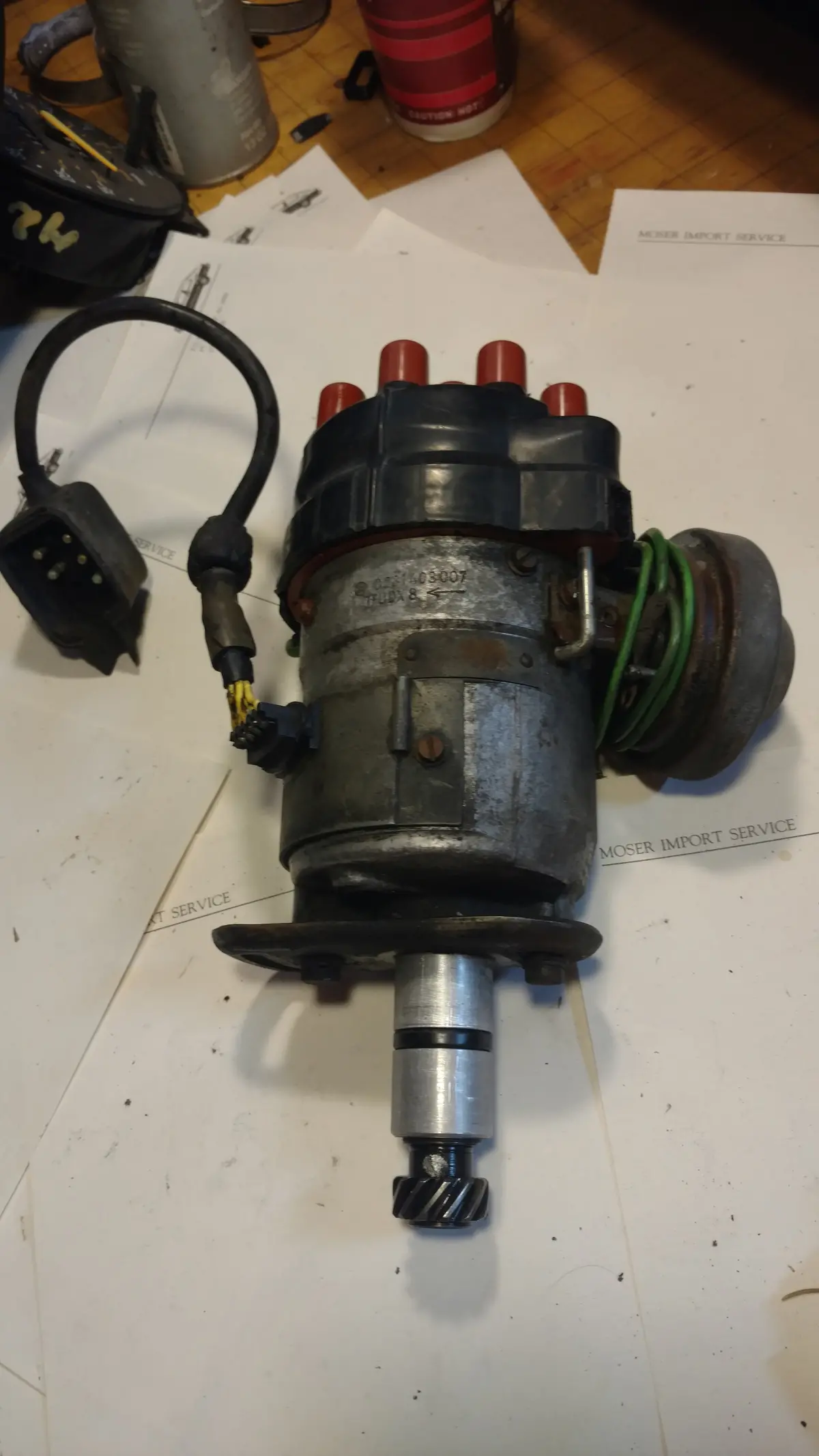 R107 Mercedes 450Sl 450Slc Bosch Ignition Distributor 0231403007 1