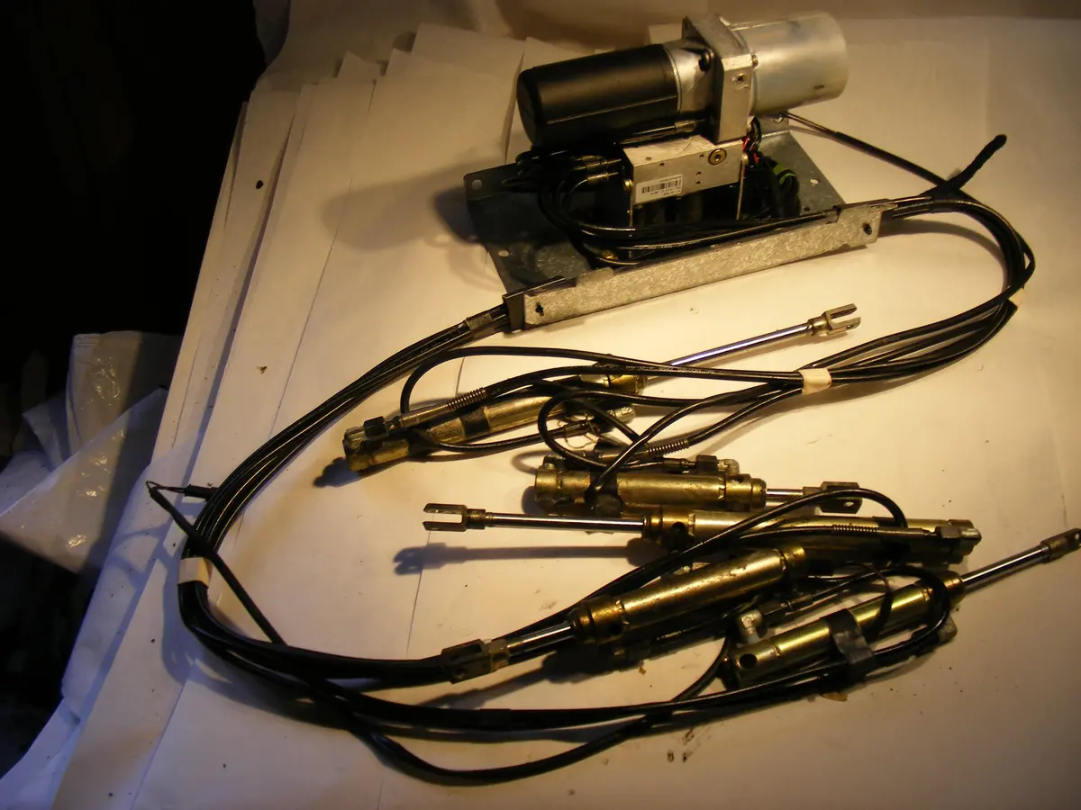 99 00 01 02 03 Saab 9-3 Convertible Top Hydraulic Motor W/ Pump Lines Hoses & Cylinders Oem Complete Setup 5116546 4859807 1